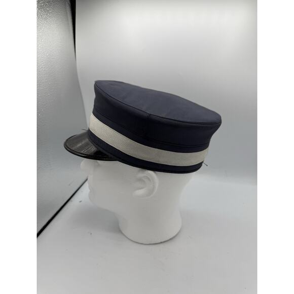 William Scully Montreal Band Uniform Cap 6 7/8 Navy Blue Visor Hat Canada - Picture 4 of 9